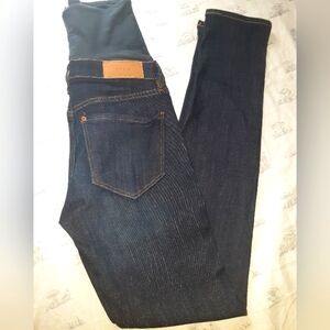 H&M SKINNY HIGH RIB MATERNITY JEANS
